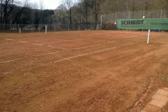 Tennis Frühjahrsrenovierung 2015
