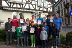 TT-Vereinsmeisterschaft 2011 Schüler - Siegerehrung