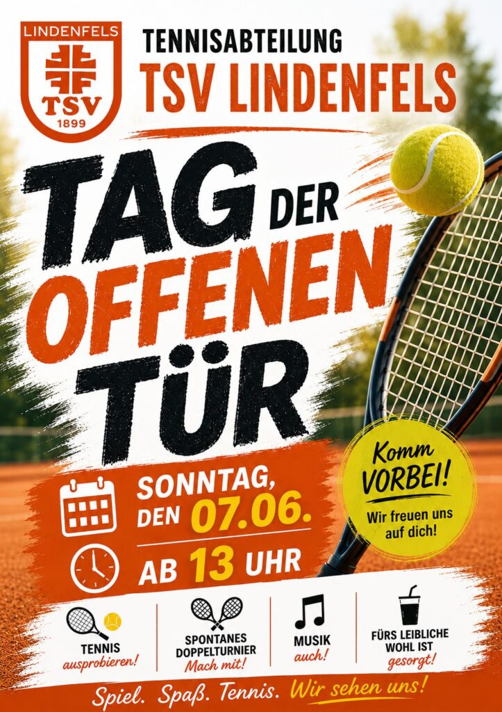 Tennis- Tag der offenen Tür