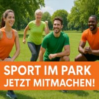 Mach mit bei „Sport im Park“ Sport im Park